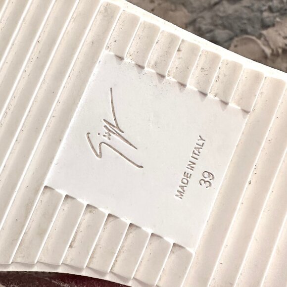 Giuseppe Zanotti Pink Silver Glitter Gail Low-top Sneakers - Picture 8 of 10